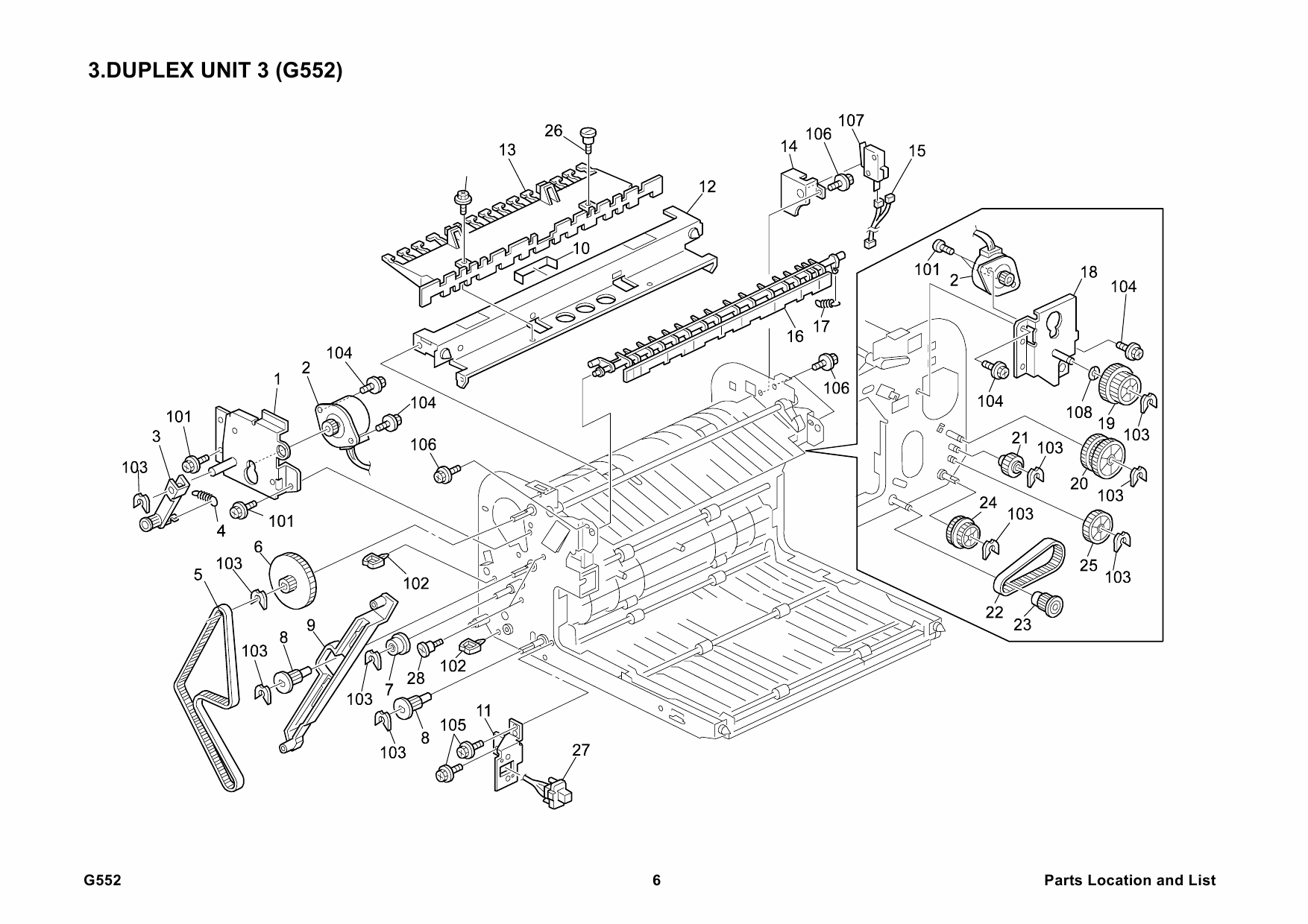 RICOH Options G552 DUPLEX-UNIT Parts Catalog PDF download-4 RICOH Options G552 DUPLEX-UNIT Parts Catalog PDF download-4